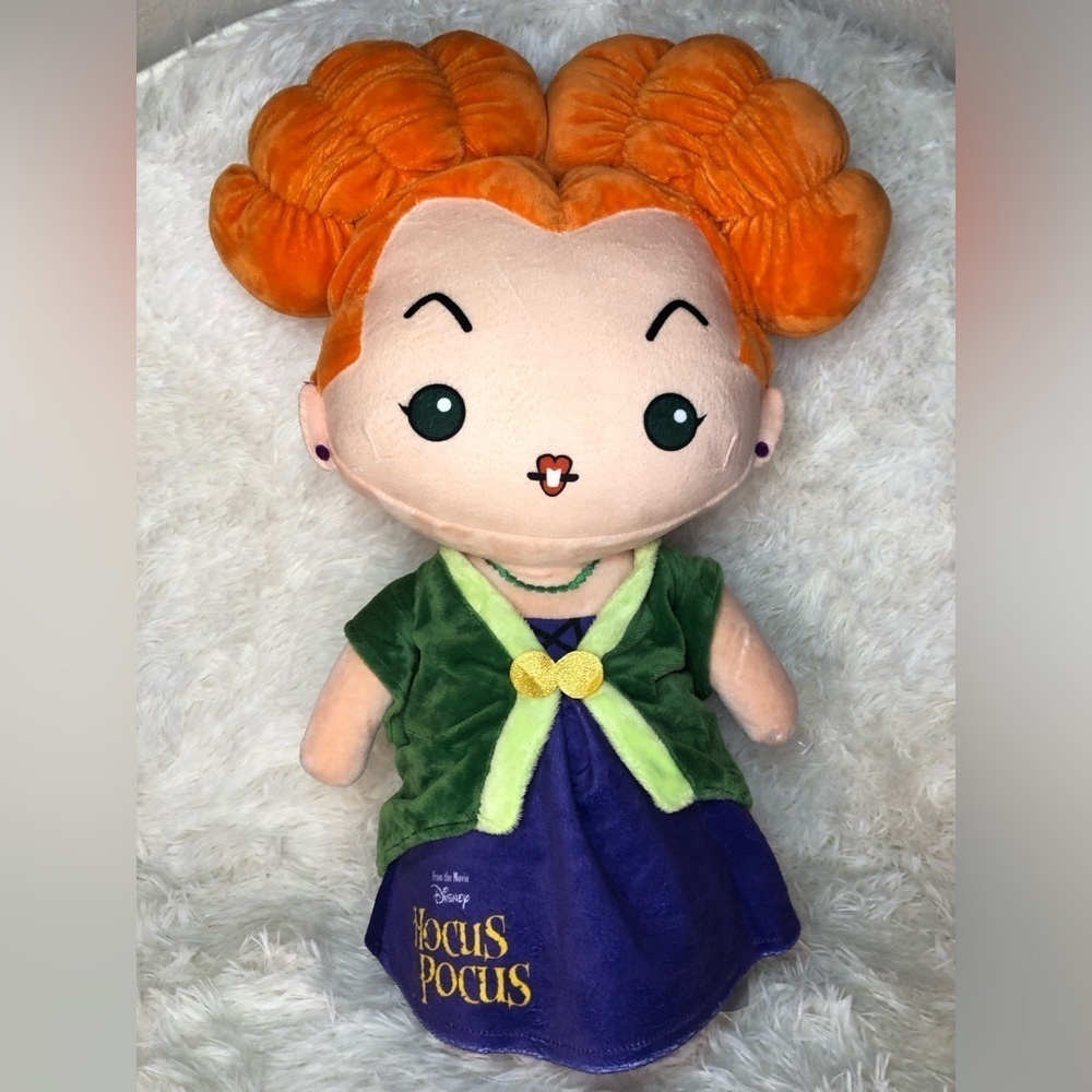 Disney Hocus Pocus Plush Doll - Orange, Green, Purple Winifred Sanderson